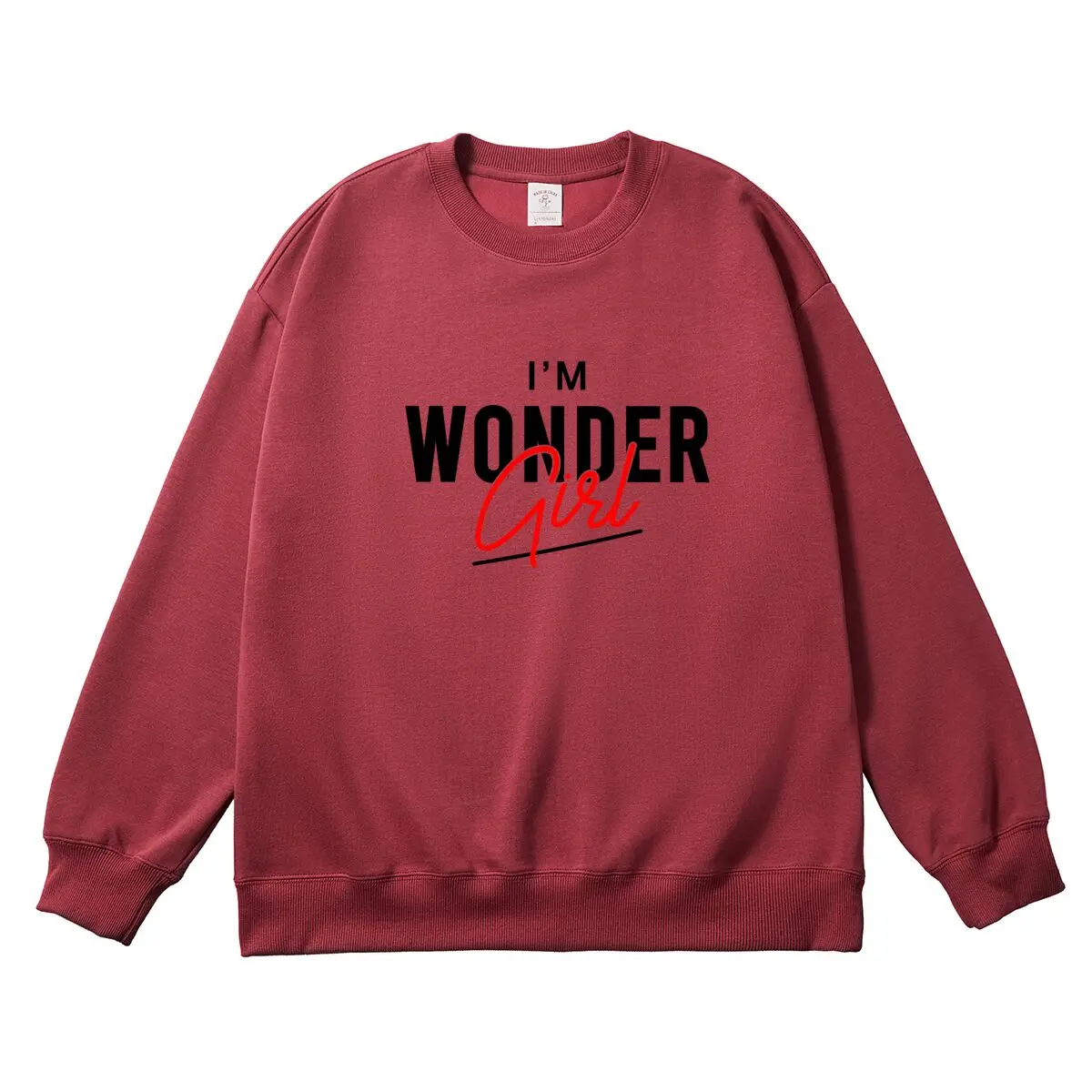 Oversized Women's Pullover New Graphic Woman Tops Female Sweatshirt Round Neck Long Sleeve Autumn Thick Clothes