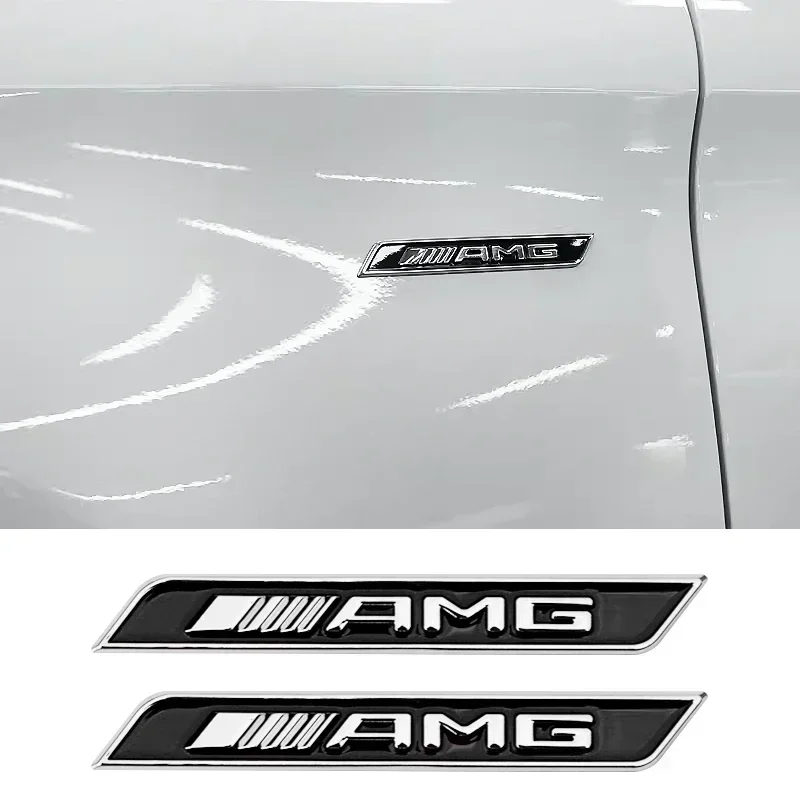 1 قطعة سيارة الجذع ملصق السيارات شارة ملصق ل AMG مرسيدس بنز W204 W124 W201 W202 W212 W220 W205 GLA CLA السيارات السلع