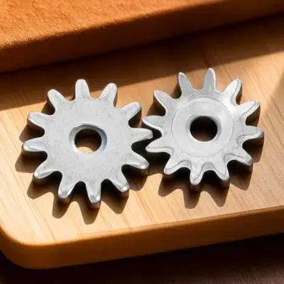 

2Pcs Hydraulic Jack Repair Gear Kit Silver Metal Horizontal Small Gear Handle Grip Car Jack Replacement Parts Accessories