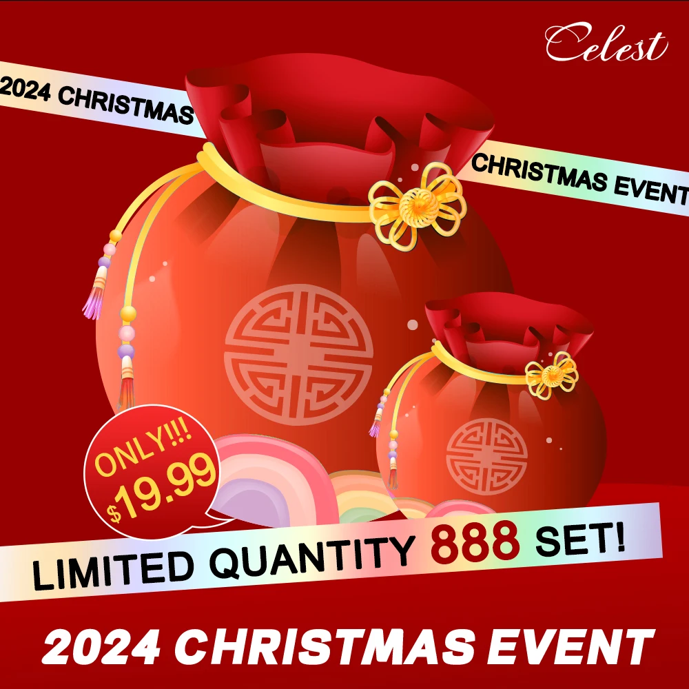 Celest 2024 Lucky Bag In Ear Earphone Monitor Wired HiFi Earbuds For Christmas Presents New Year Gift Birthday Present