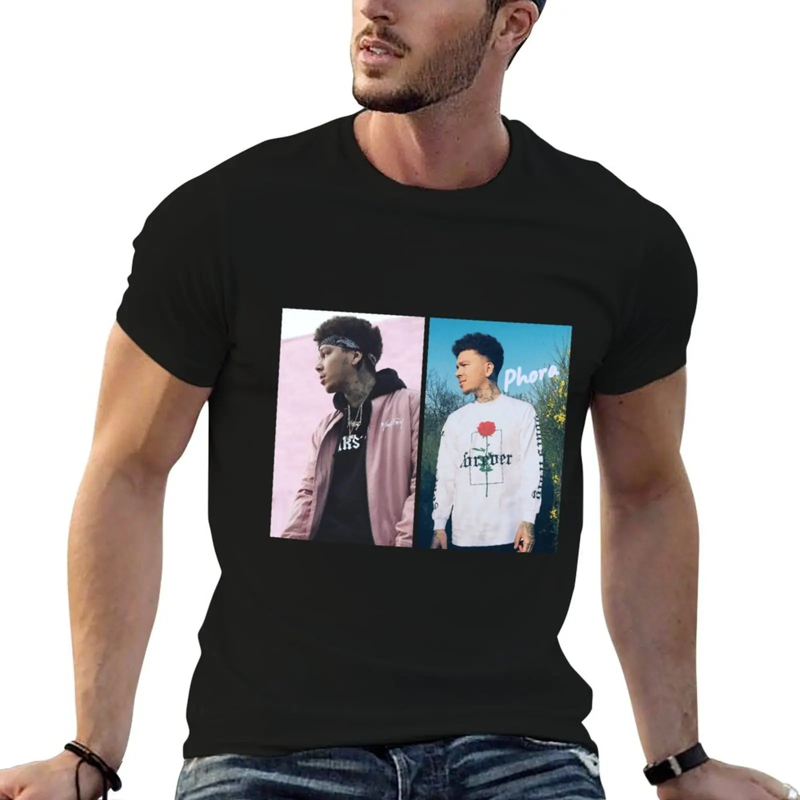 

Phora T-Shirt man t shirt cotton high quality t shirt man luxury T-Shirt