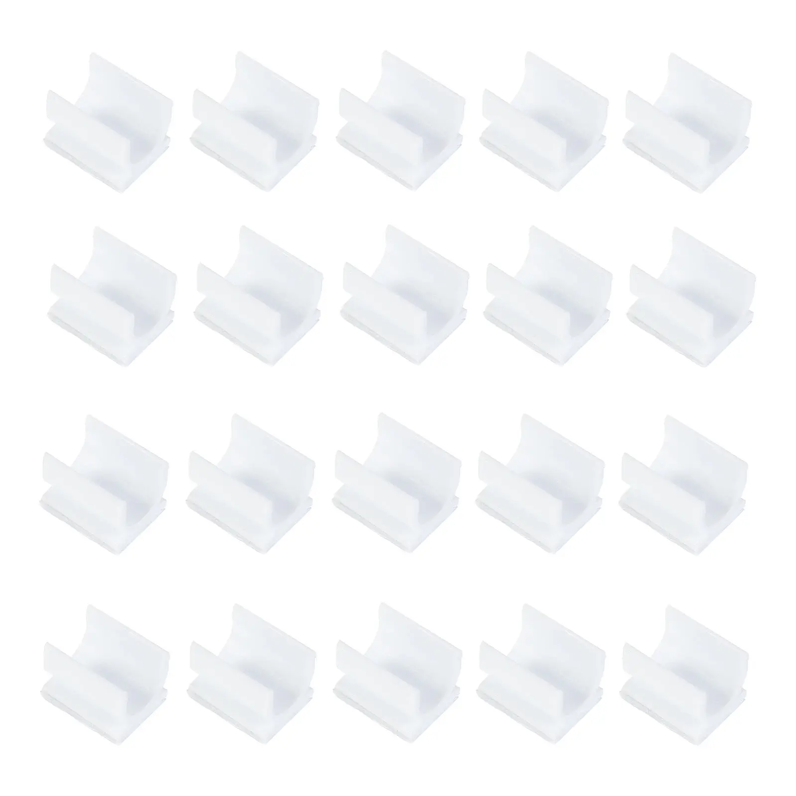 

100pcs Adhesive Whiteboard Holders Plastic Clamps Bulk Storage Pen Clamps Desk Pen Clips Organizer Stationery