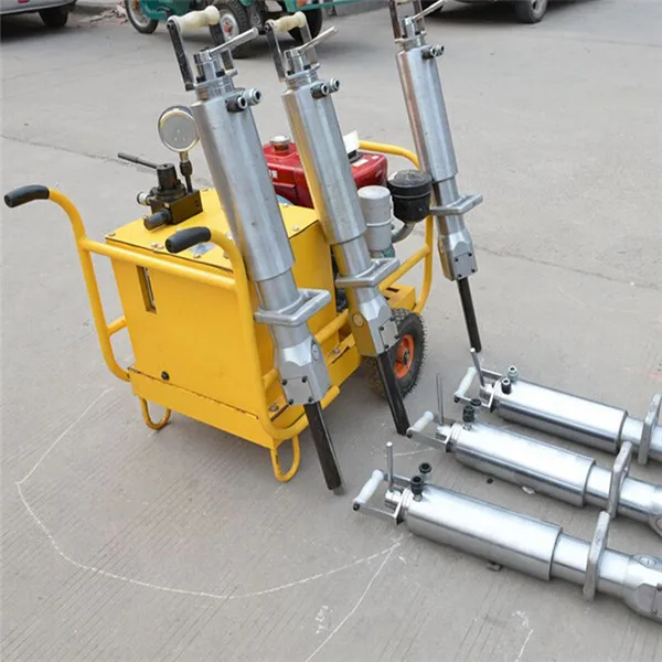 Powerful 8HP Diesel Driven Portable Hydraulic Rock Splitter Machine for Mining & Demolition with 400 Ton Splitting Force