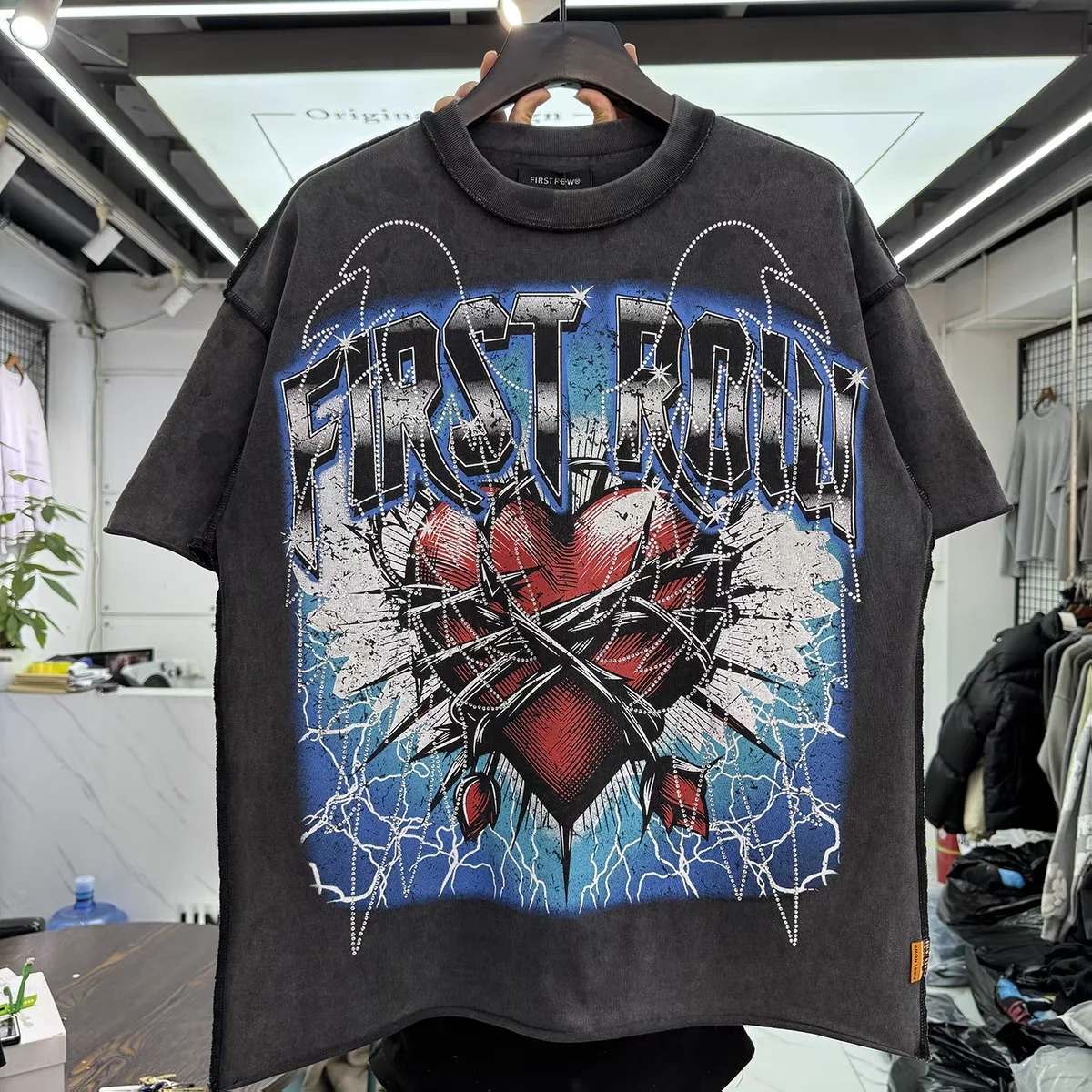 2025ss First Row A Sacred Vow Wing T-Shirt Men Women High Quality Top T Shirt Tee