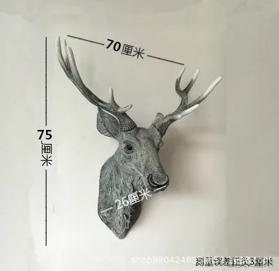 Faux Deer Head, Faux Taxidermy Animal Head Wall Decor Handmade