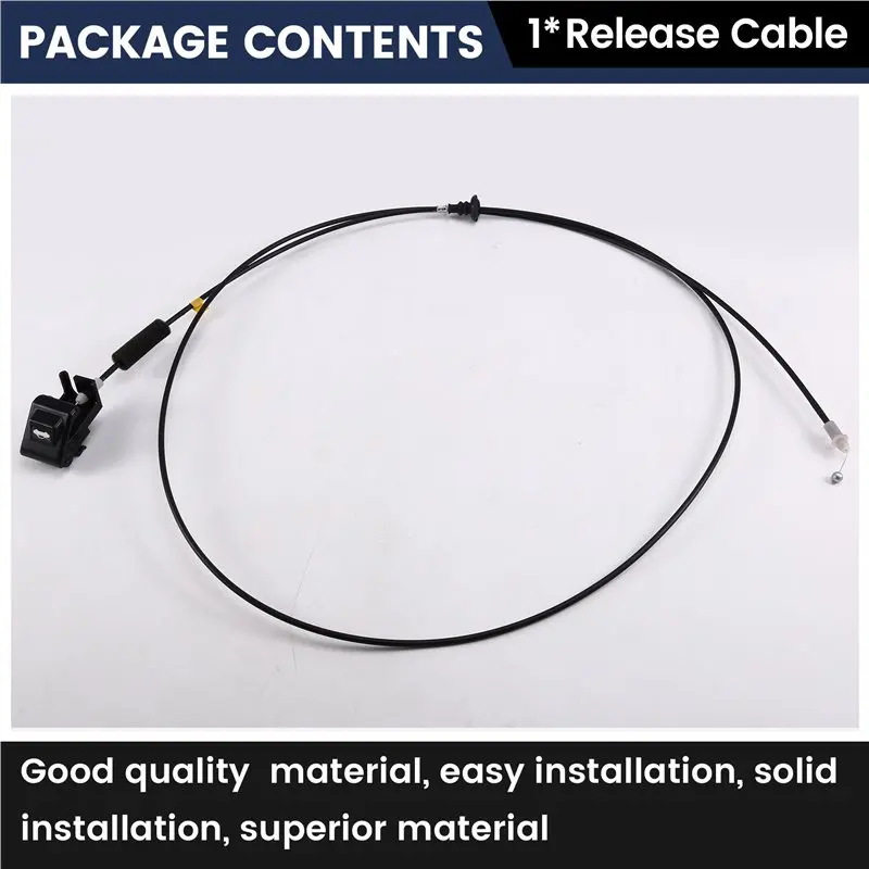 A13F-KB7W-56-720 Car Accessories Bonnet Wire Release Cable With Handle For Mazda CX-5 2017-2021 KF CX8 2018-2022 KG