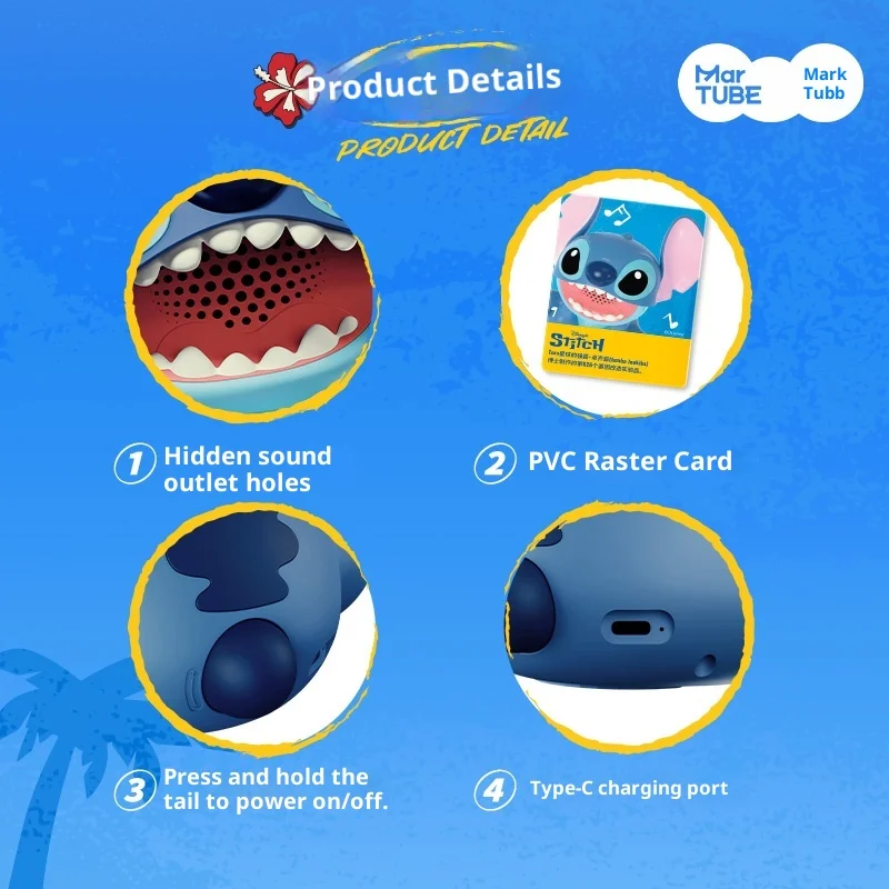 مكبر صوت بلوتوث صغير هدية عيد ميلاد لطيفة ديكور صوت عالي الجودة للفتيات مكبر صوت لاسلكي محمول بقوة البناء #5