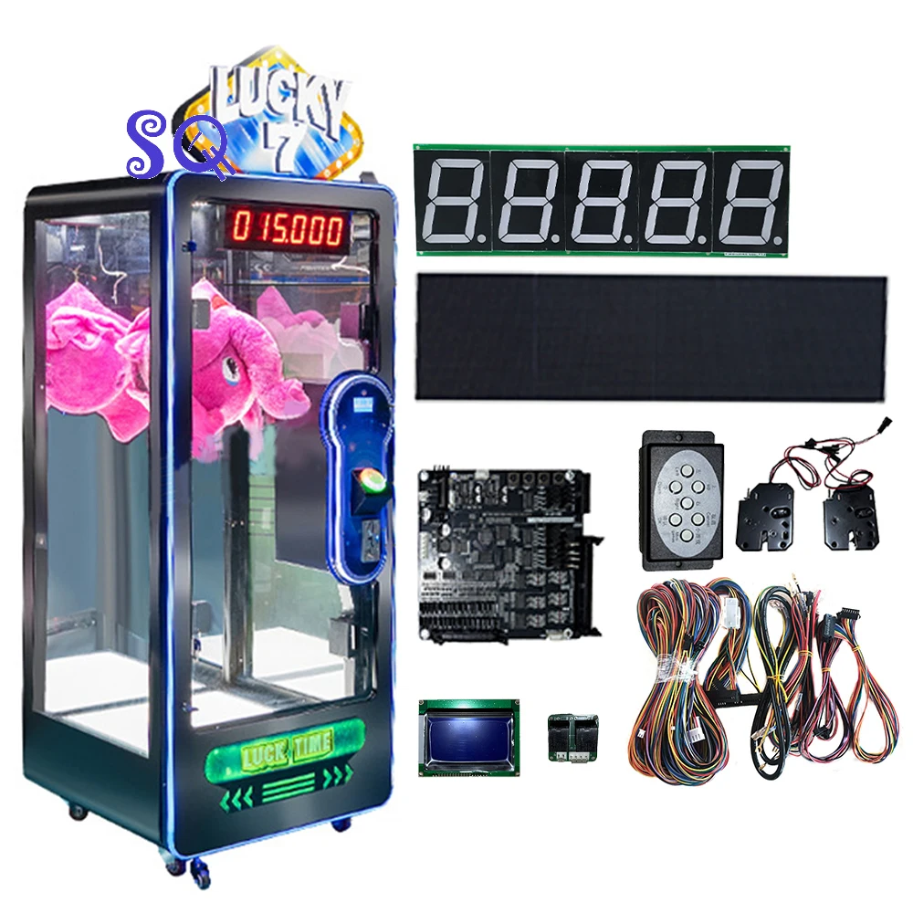 Challenge 10S Seconds Timer Arcade Prize Vending Game Machine Set Pixel Dot Matrix Screen Display Coin Operated Entertainment