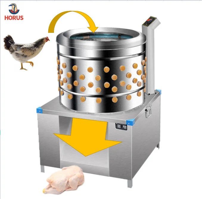 

Horus Stainless Steel Chicken Poultry Plucker Machine for 15 to 20 Whole Chicken