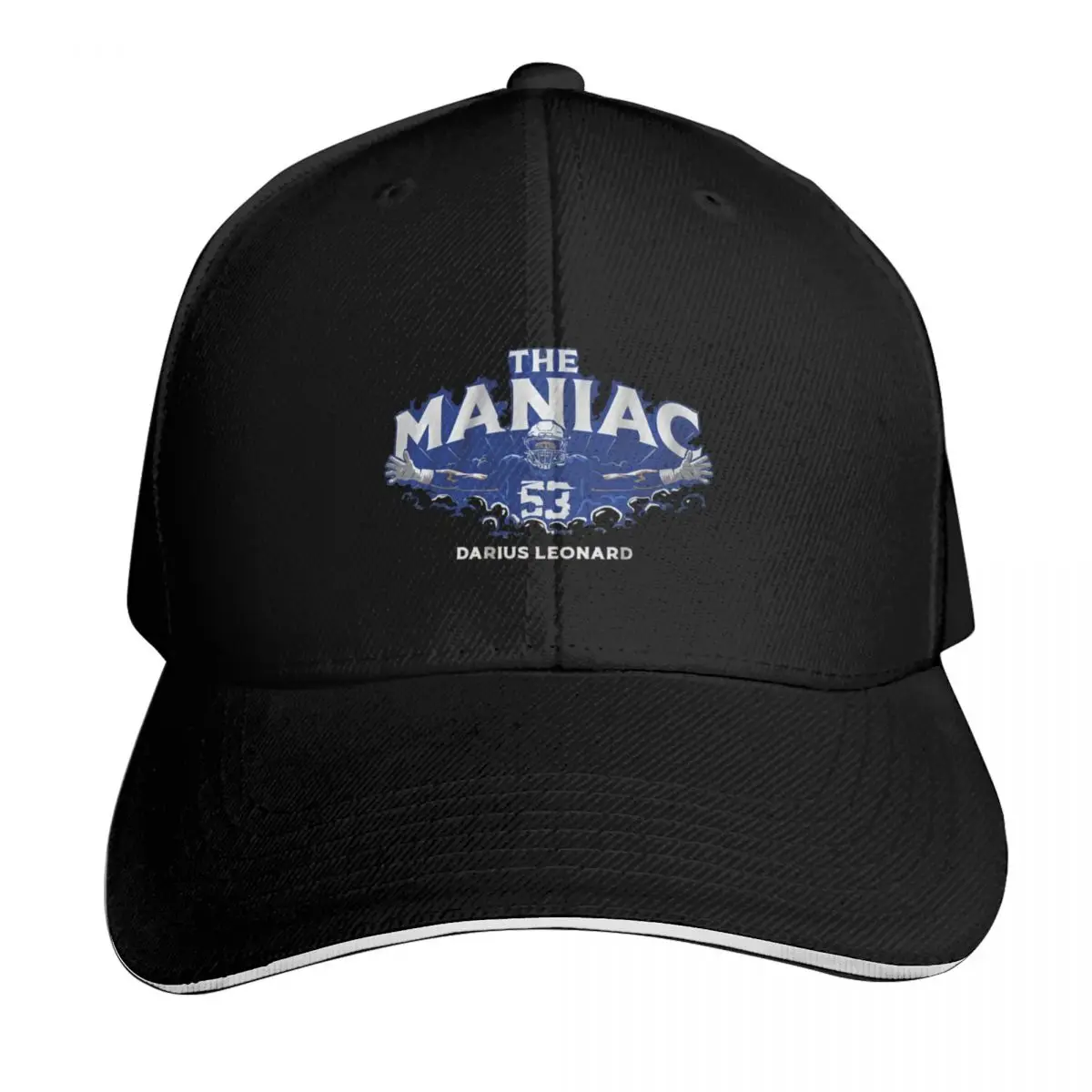 Darius Leonard The maniac Baseball Cap Lightweight Packable Gift for Him Her Casual Daily Wear