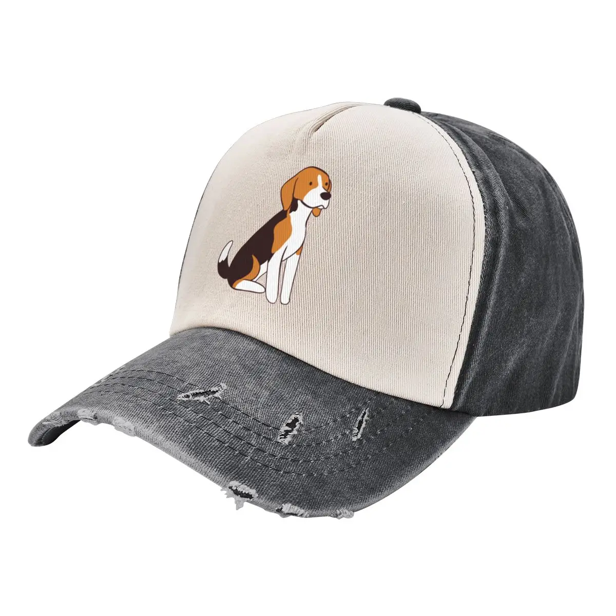 Beagle dog cute illustration Baseball Cap funny hat Hip Hop Mens Hats Women's