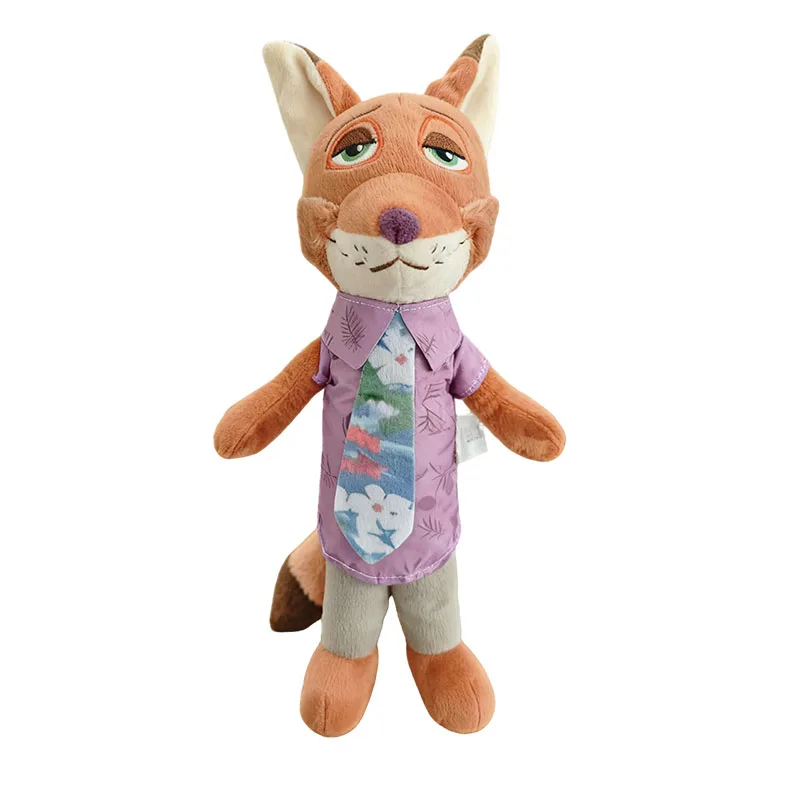 Disney Zootopia Plush Toy Nick Wilde Judith Laverne Hopps 38cm Cartoon Plush Doll Home Decor Birthday Christmas Gift
