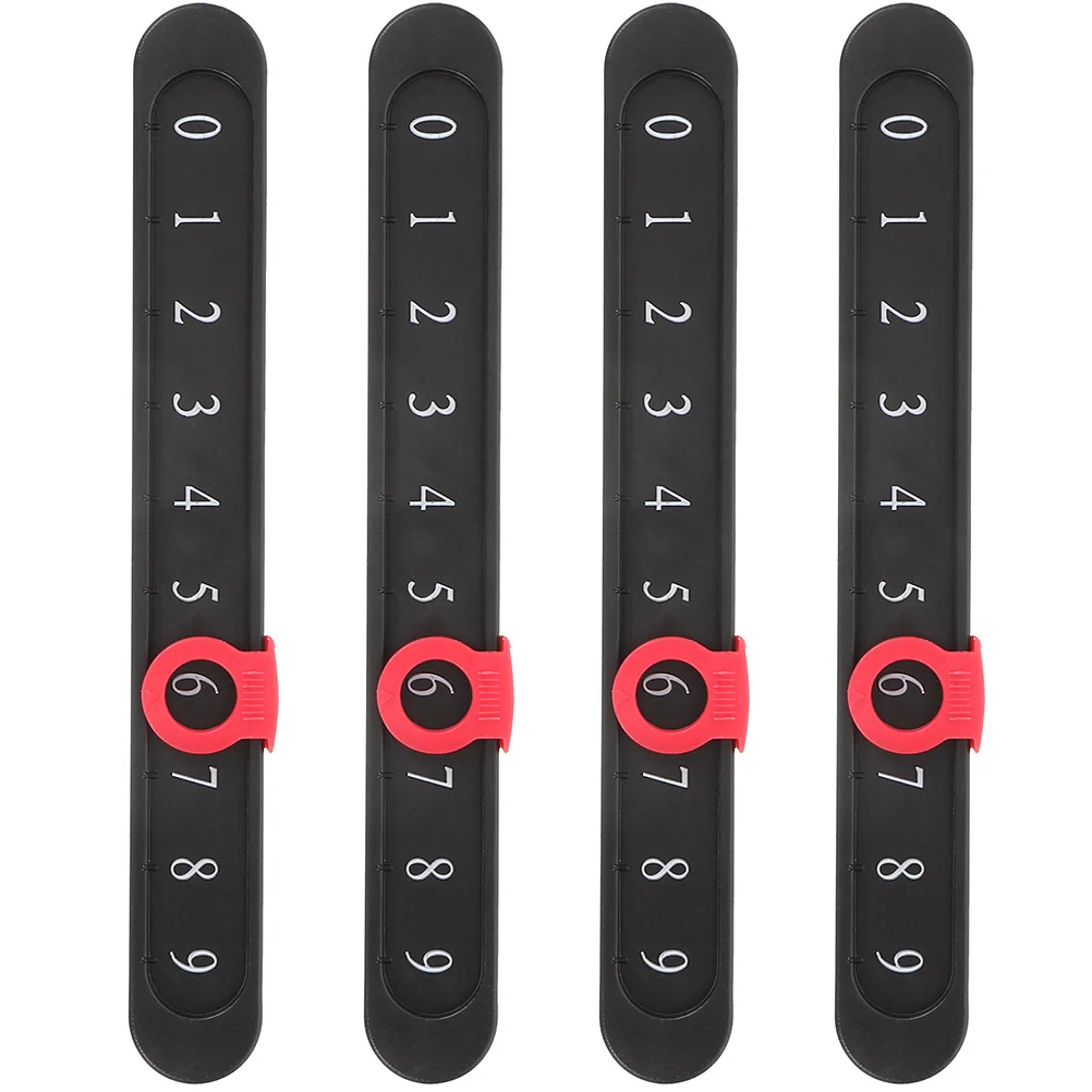 4 Pcs Football Scorer Referee Kit Scoreboard Soccer Accessories Air Hockey Table Foosball Footballs Convenient Markers Counter