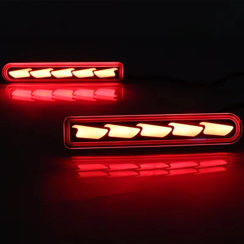 

Заводской светодиодный фонарь заднего бампера для Toyota FJ Land Cruiser 2007-2022, задний фонарь с указателем поворота, стоп-сигнал, отражатель парковки