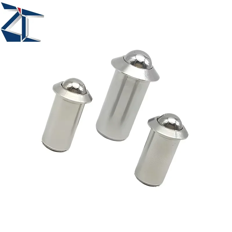 ZFNB Stainless Steel Carbon Steel Press Fit Nose Ball Plunger Industrial Hardware for Automation Equipment