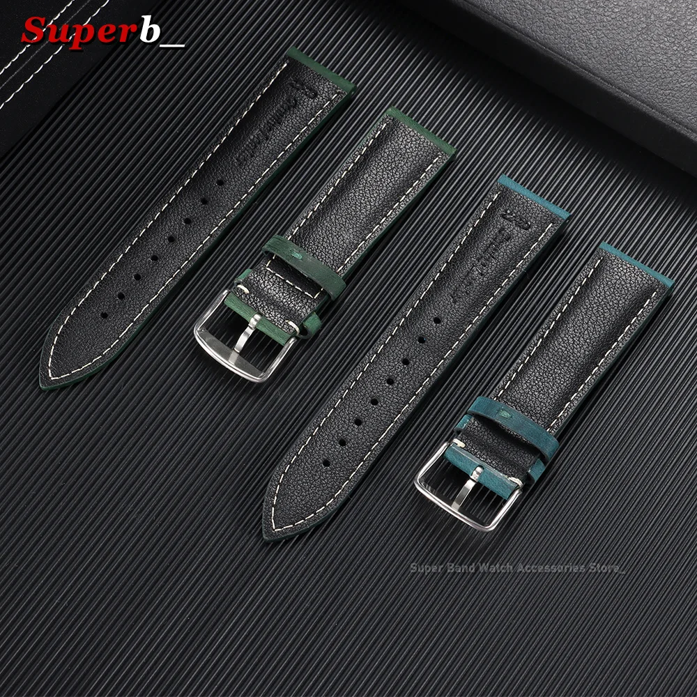 20mm 22mm Watchband Genuine Ca - Vintage Collectible Watches review and price