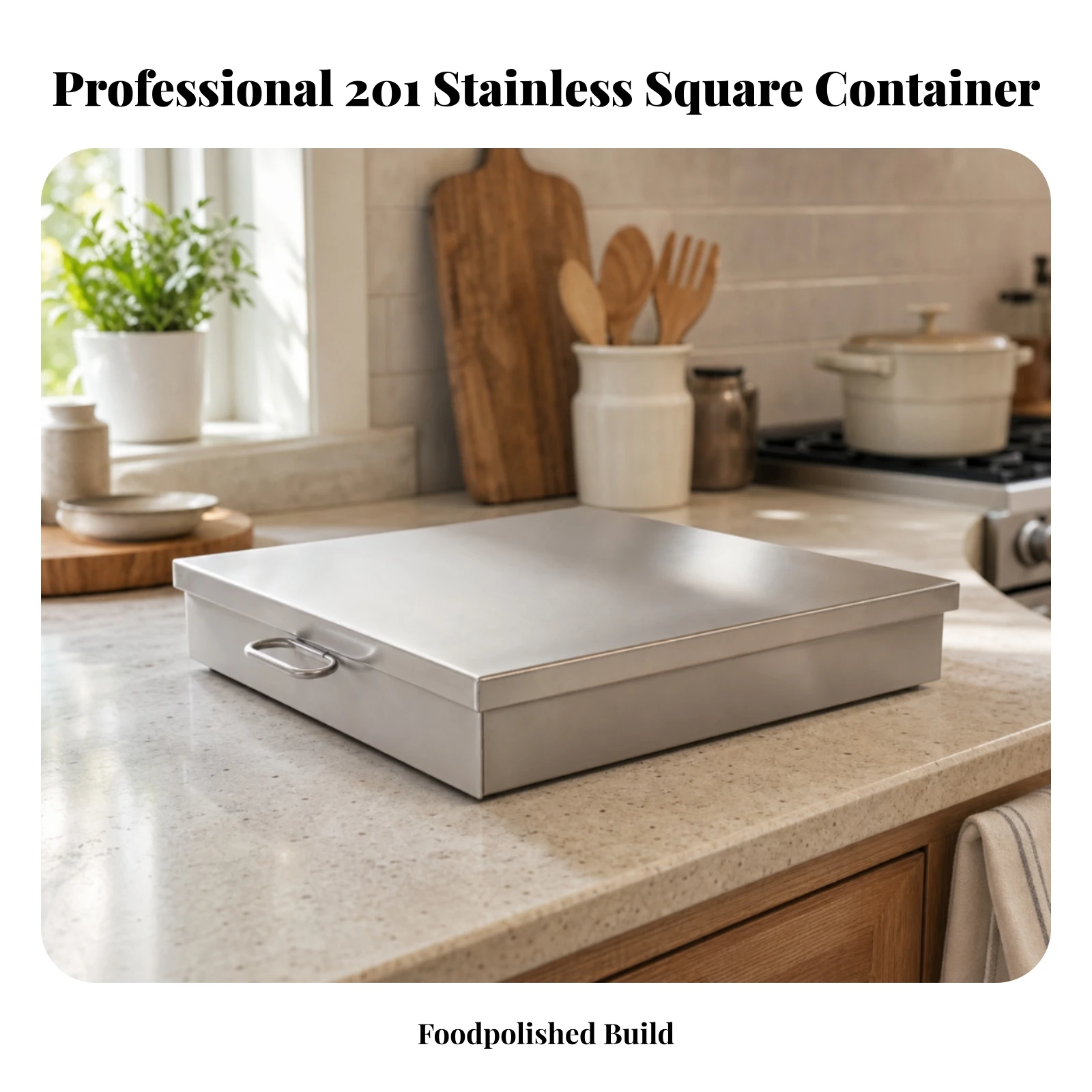 Stainless Steel Tray with Lid  - Home Cooking Services 评论和价格