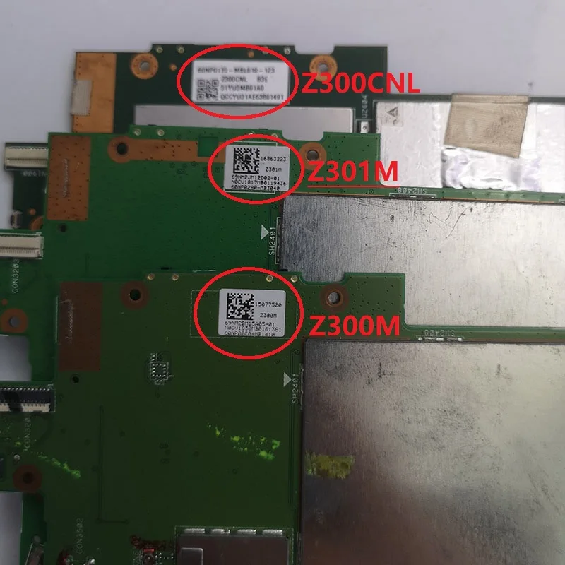 Imagem -02 - Original para Asus Zenpad 10 P023 Z300c Z300m P00c Z301m P028 Z300cl Z300cnl P01t Tablet Laptop Motherboard Mainboard Logic Board