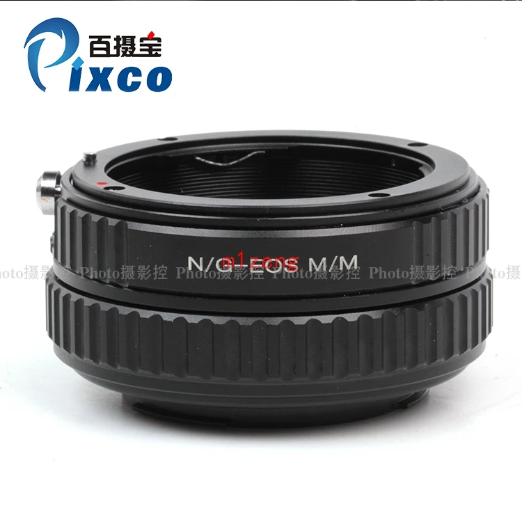 AI(G)-EOSM macro Adapter Ring tube for nikon g AI F Lens to canon ef-m eos-m eosm/m1/m2/m3/m5/m6/m10/m50/m100 mirrorless camera