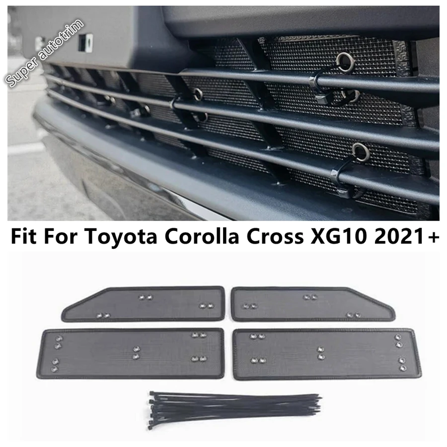 

Car Front Grille Middle Insect Screening Mesh Insert Net Dust Protection Accessories For Toyota Corolla Cross XG10 2021 - 2024