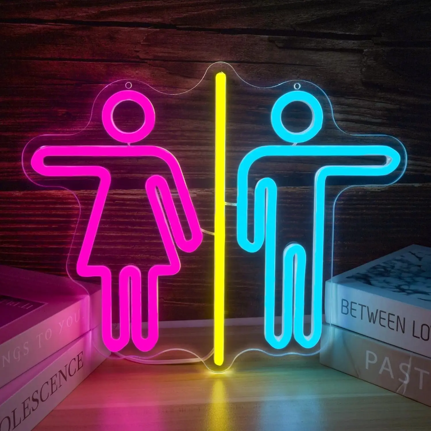 

Restroom Neon Signs for Wall Decor Bathroom Toilet Light Restroom Signs for Business Bar Hotel Hospital Home Party Decoration