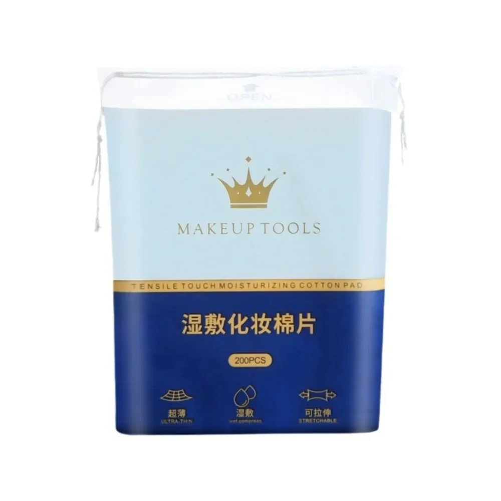 200 stks/zak Wegwerp Pre-Make-up Vochtige Wattenschijfjes dubbelzijdig Ademend Make-Up Verwijdering Pads Facial Wattenschijfjes