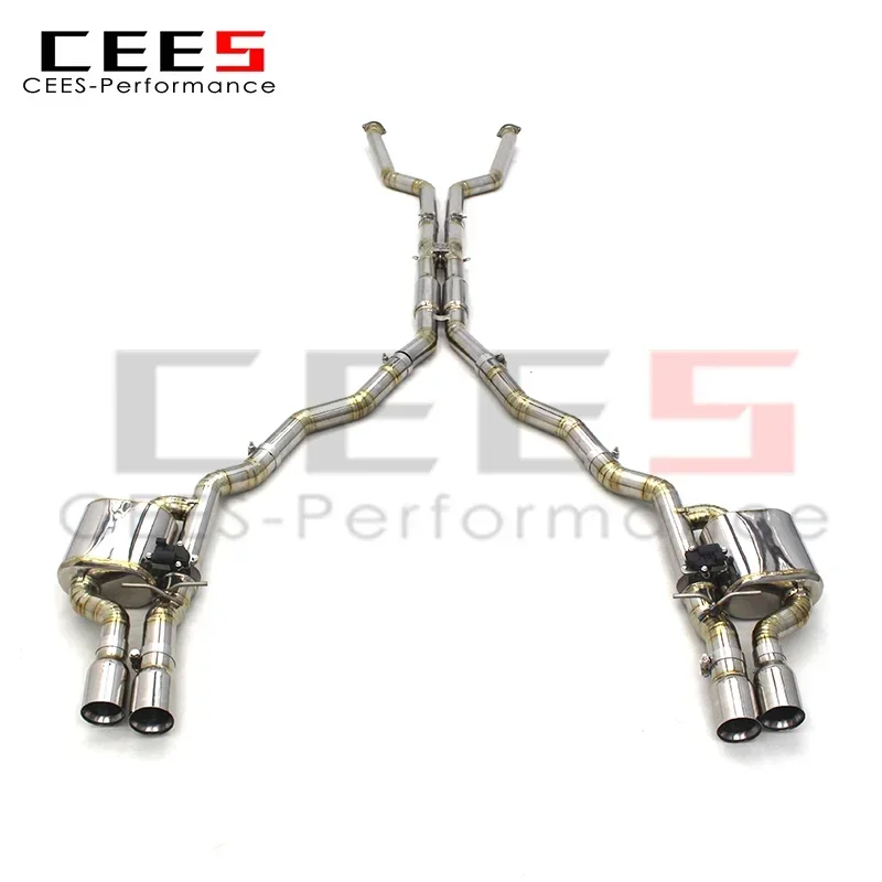 cees For BMW M6 E63 V10 5.0L 2006-2010  Catback Exhaust Systems Titanium Valvetronic Exhaust Pipe Racing Car Muffler Exhaust