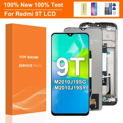 For Redmi 9T J19S M2010J19SG 6.53'' LCD Display Touch Screen Digitizer Assembly with Frame - Replacement Part for Redmi 9T