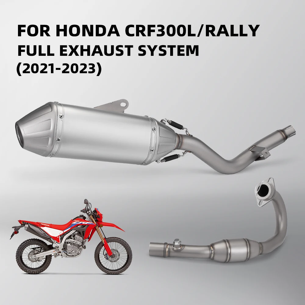 

For motorcycles CRF250, CRF300, CRF150, T158 motorcycle exhaust pipe series full exhaust pipe system