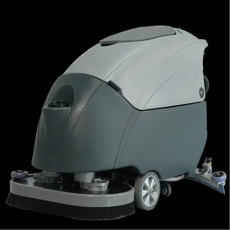 مكنسة تنظيف صناعية صغيرة للركوب التجاري، مكنسة كهربائية أوتوماتيكية محمولة على الأرض #4