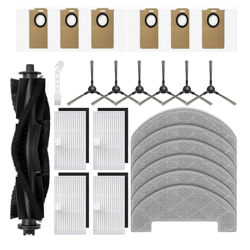 Для робота-пылесоса MONSGA MS1 MAX, основная боковая щетка, фильтр Hepa, швабра, мешок для пыли, аксессуары-A77G