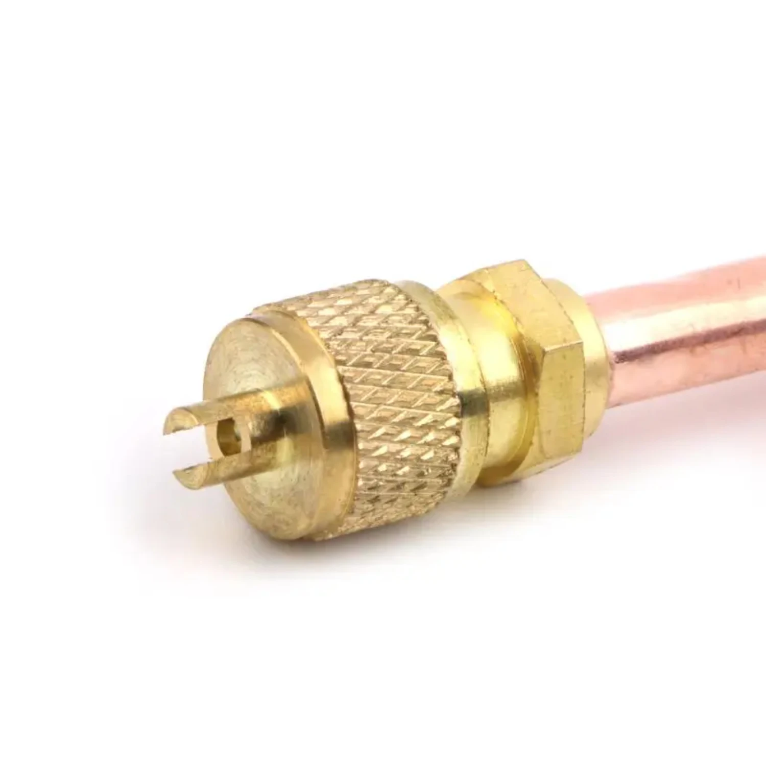 Valvole di accesso per refrigerazione del condizionatore d'aria da 10 pezzi, tubo diametro esterno 6 mm, riempimento Par 20CC