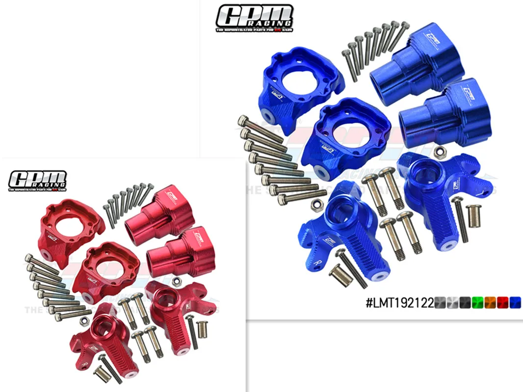 

GPM Alum Combo Set Передний C-Block + Передняя чашка + Задняя чашка Комплект для LOSI 1/8 LMT Solid Axle 4WD Monster Truck LMT192122