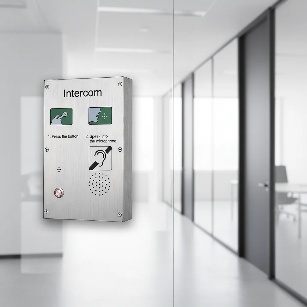 KNTECH KNZD-30 SIP Speaker Metal Emerncy SOS Industrial Indoor Intercoms for Business Emerncy Telephone Hotline