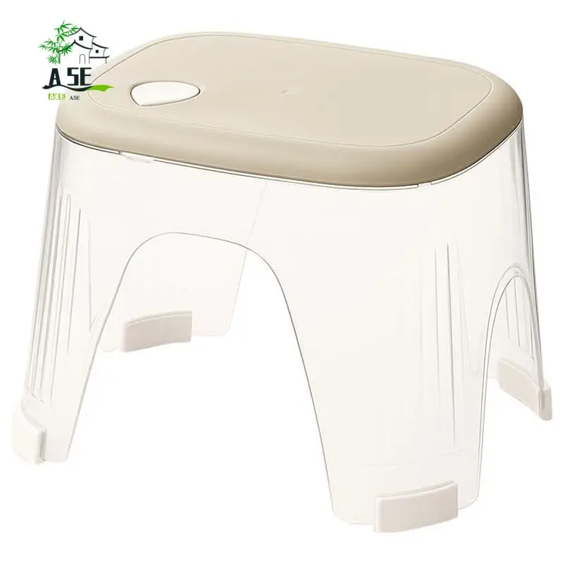 

A05E-акриловый табурет для душа, водонепроницаемый - прозрачная подставка для ног для душа для бритья, угловой табурет для ног для внутреннего душа