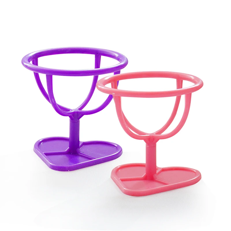 Soporte para esponjas de maquillaje, bandeja de almacenamiento, organizador de huevos de cocina, 1 unidad