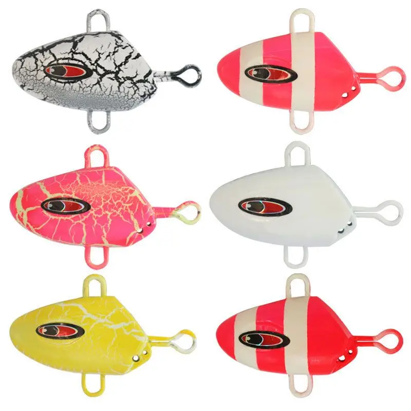 Fish JIg Head 60g-200g Madai Inchiku Jig Metal Angler Glow Jigs Lure Pesca Bait Fishing Luminous Lures Lead Artificial Bait
