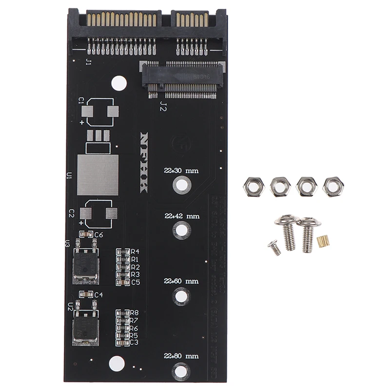 B+M Key SATA M.2 Ngff Ssd To Sata 3 Raiser M.2 To Sata Adapter Expansion Card