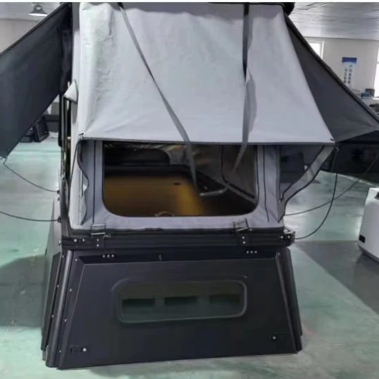 

2 Person Aluminium Hard Shell Rooftop Camping Tent Hard Shell Car Alu Cab Roof Top Tent