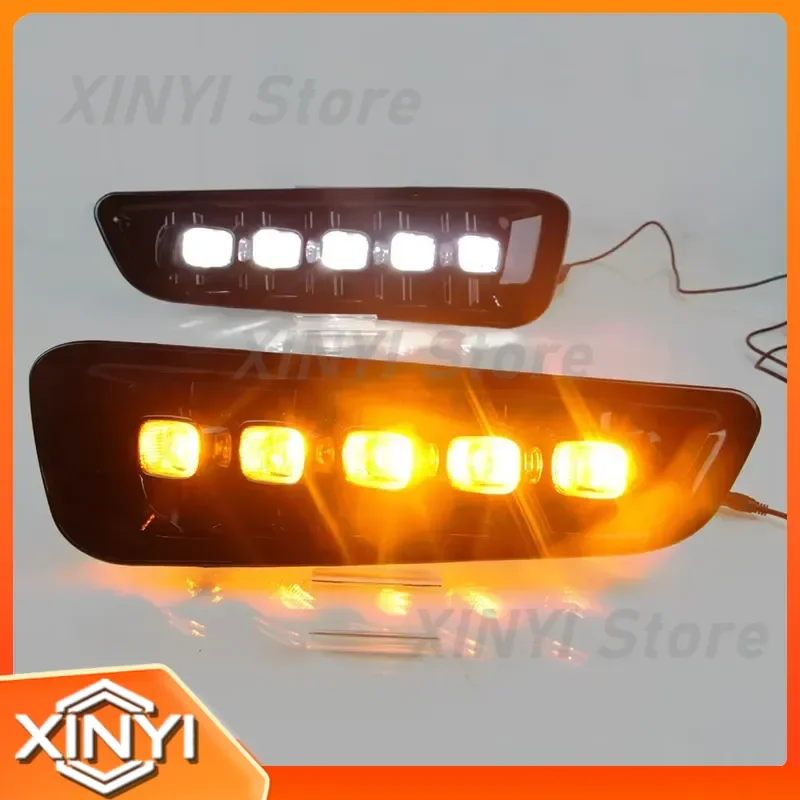 Left Right Front Bumper Fog Lights Day Light for Ford F150 F-150 2016 2017 2018