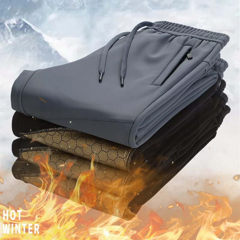 

Outdoor Soft Shell Assault Pants Men's Oversized Loose Sports Pants Autumn Winter New Graphene Casual Pants Men's Fleece Pants