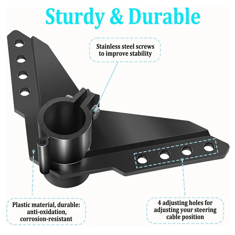 Kayak Trolling Motors e Outros Motores Auxiliares, Barcos Steering Triangle, NK-180S, Compatível com LED, Brushless Kayak Motor