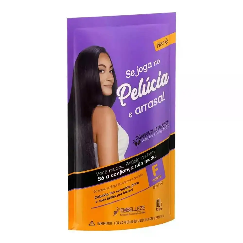 Gel Henê Forte Pouch Plush Embelleze 180G