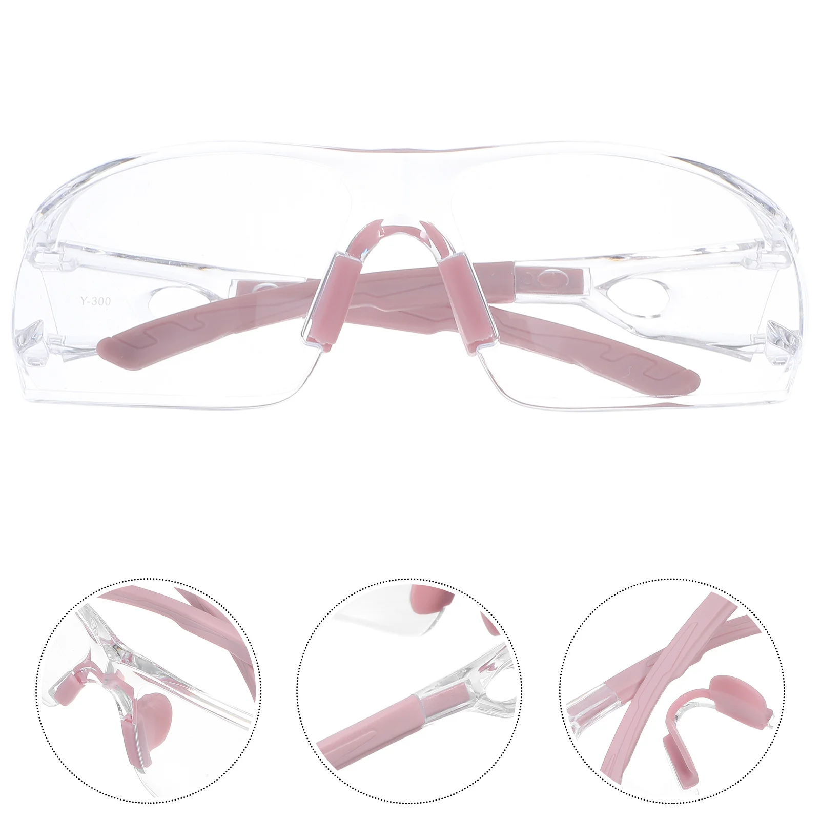 

Windproof Safety Glasses Anti-Fog Transparent Dustproof Protective Eyewear Motorcycle Riding Construction Use Goggles