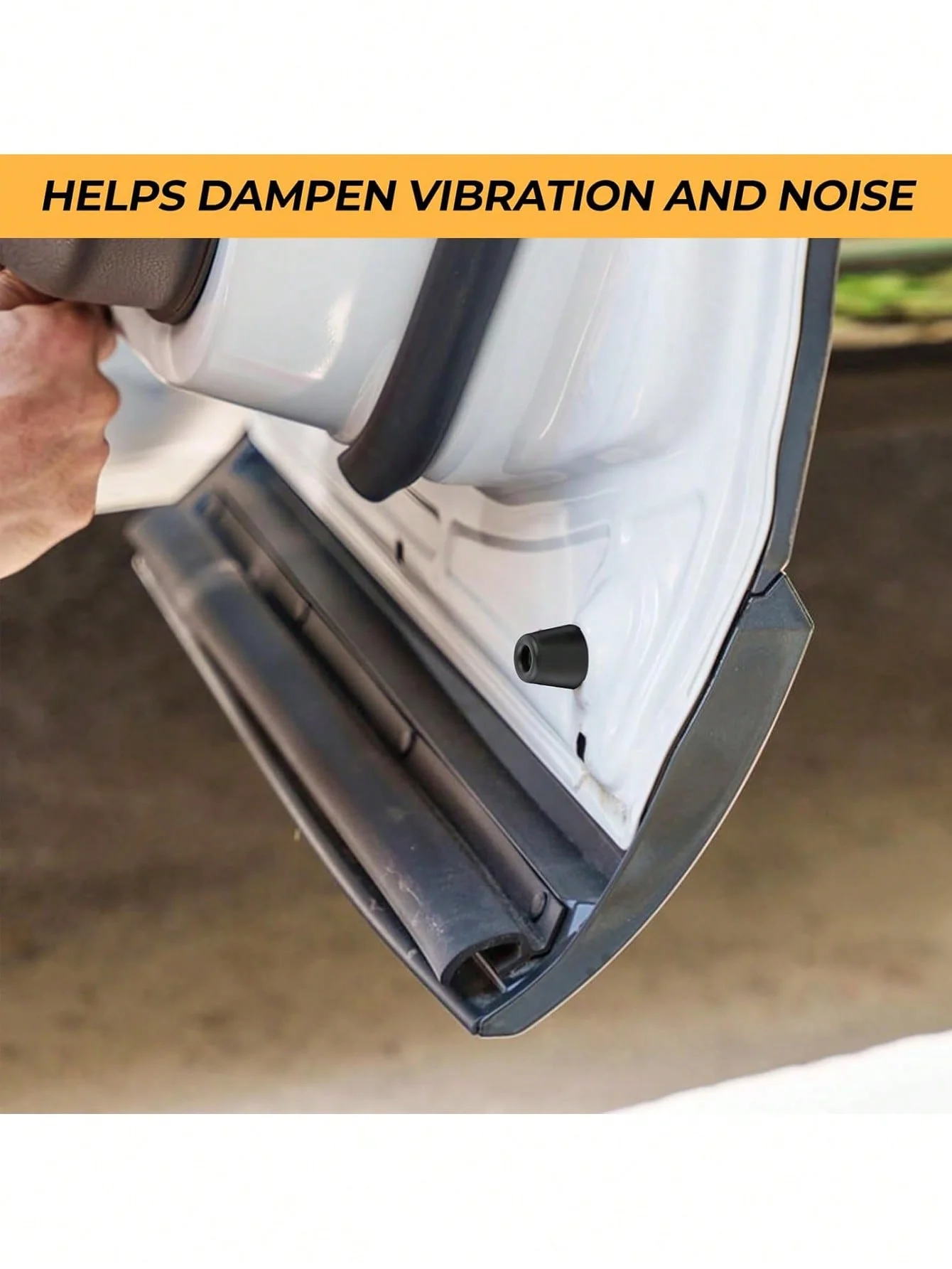 10 шт. универсальная резиновая защита дверей автомобиля, защита края для переднего/заднего шумоподавления, противоударный бампер, автомобильные демпферы, буферный аксессуар