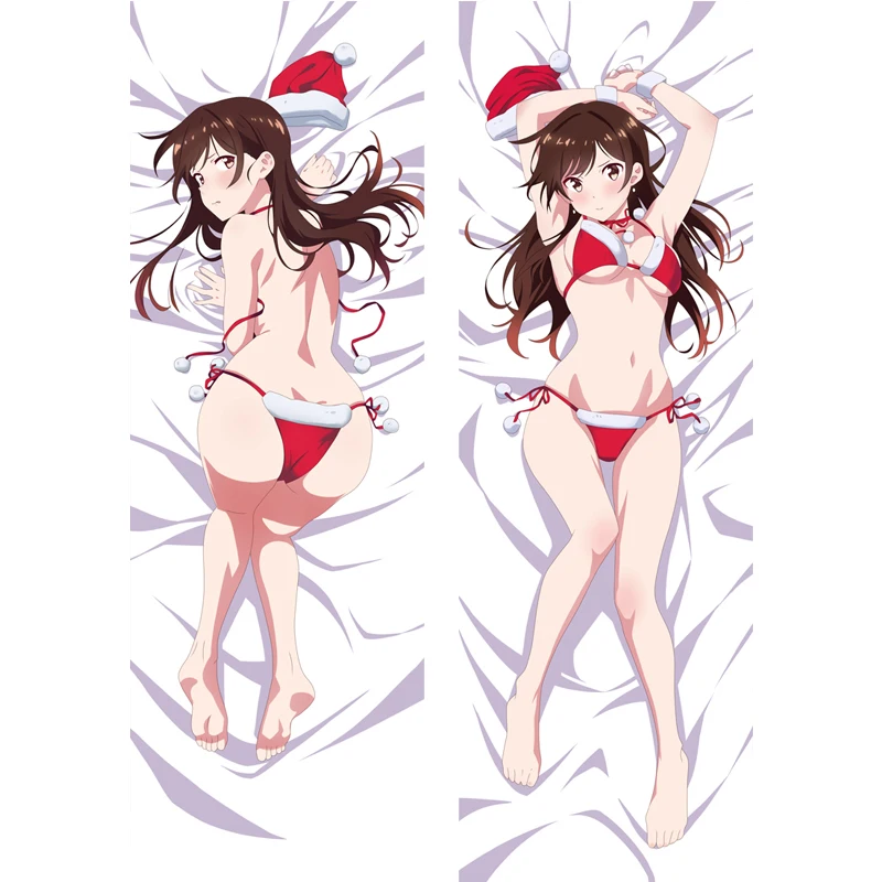 

New Pattern Rent A Girlfriend Mizuhara Chizuru Anime Body Pillow Case Cover cases Cushion with Hidden