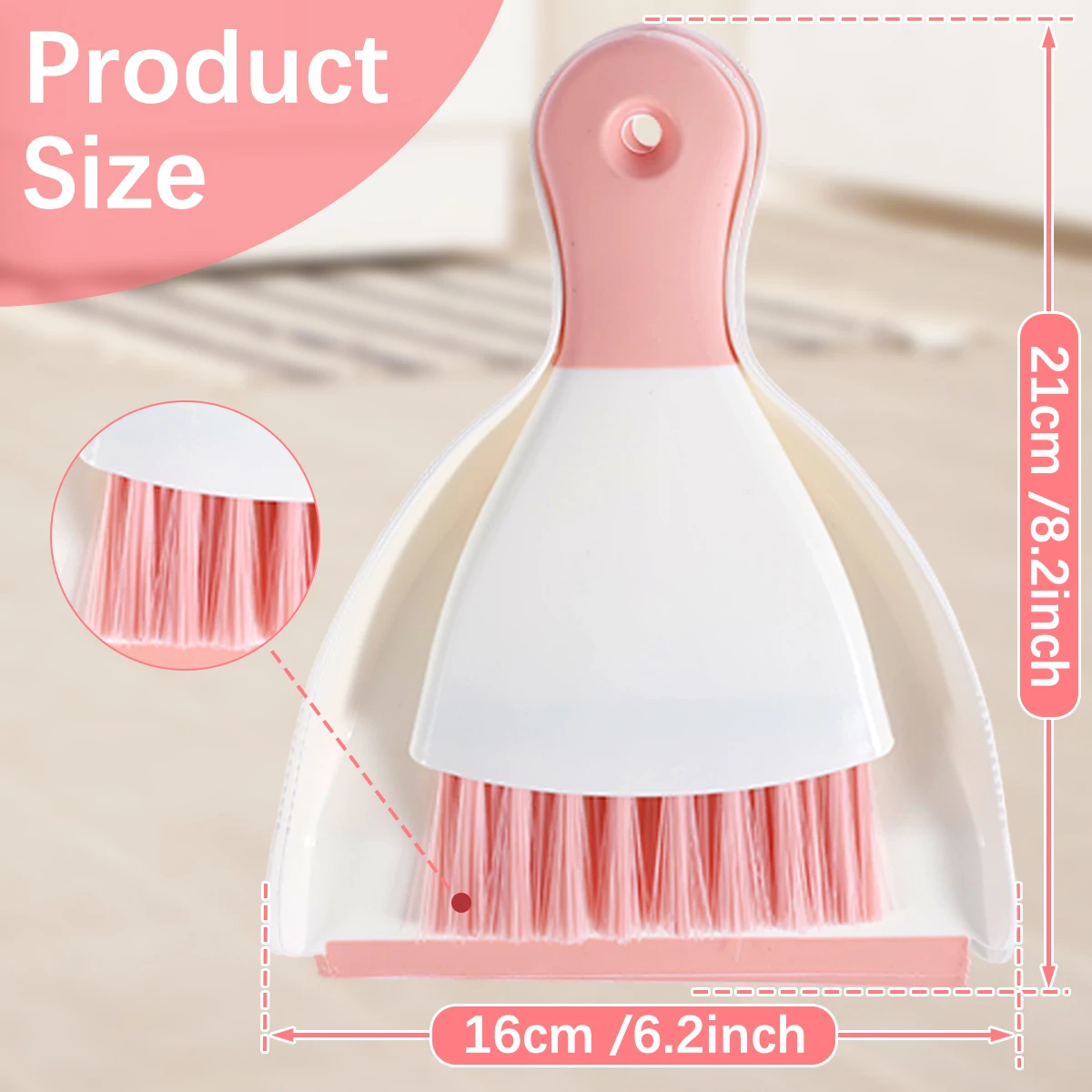 New Mini Dustpan and Brush Set Office Desk Cleaning Set Broom Set Portable Table Top Cleaning Brush and Dustpan Set