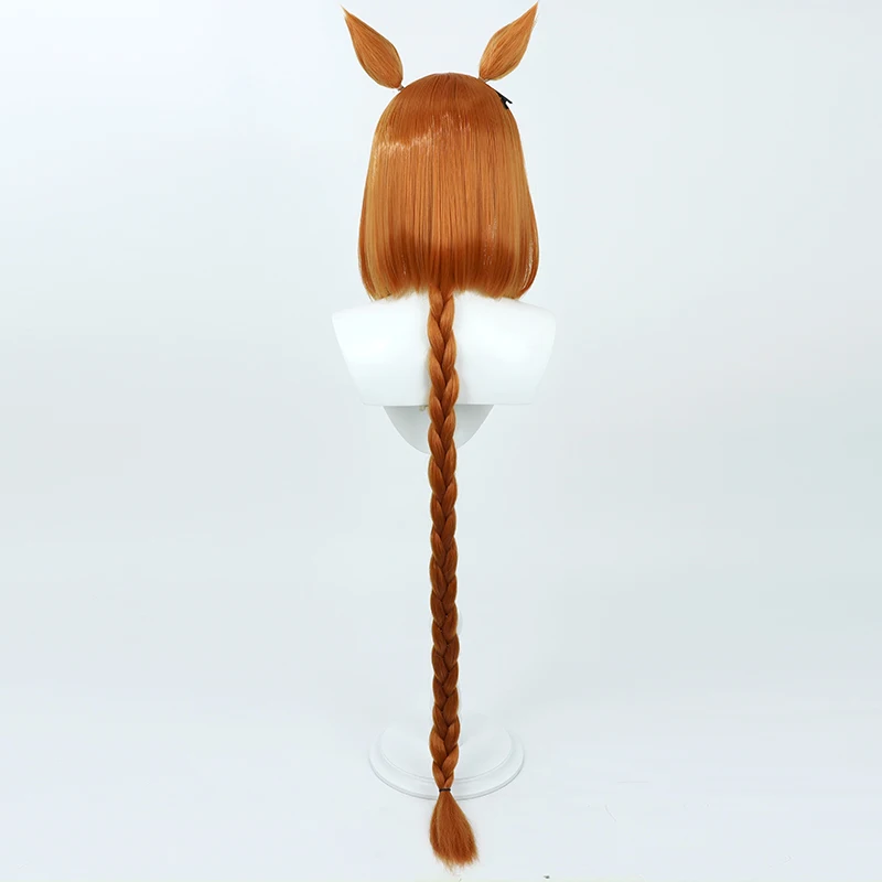 Anime Uma Musume: Pretty Derby Ikuno Dictus Cosplay peluca orejas cola juego de rol fiesta disfraz Prop pelo sintético calor