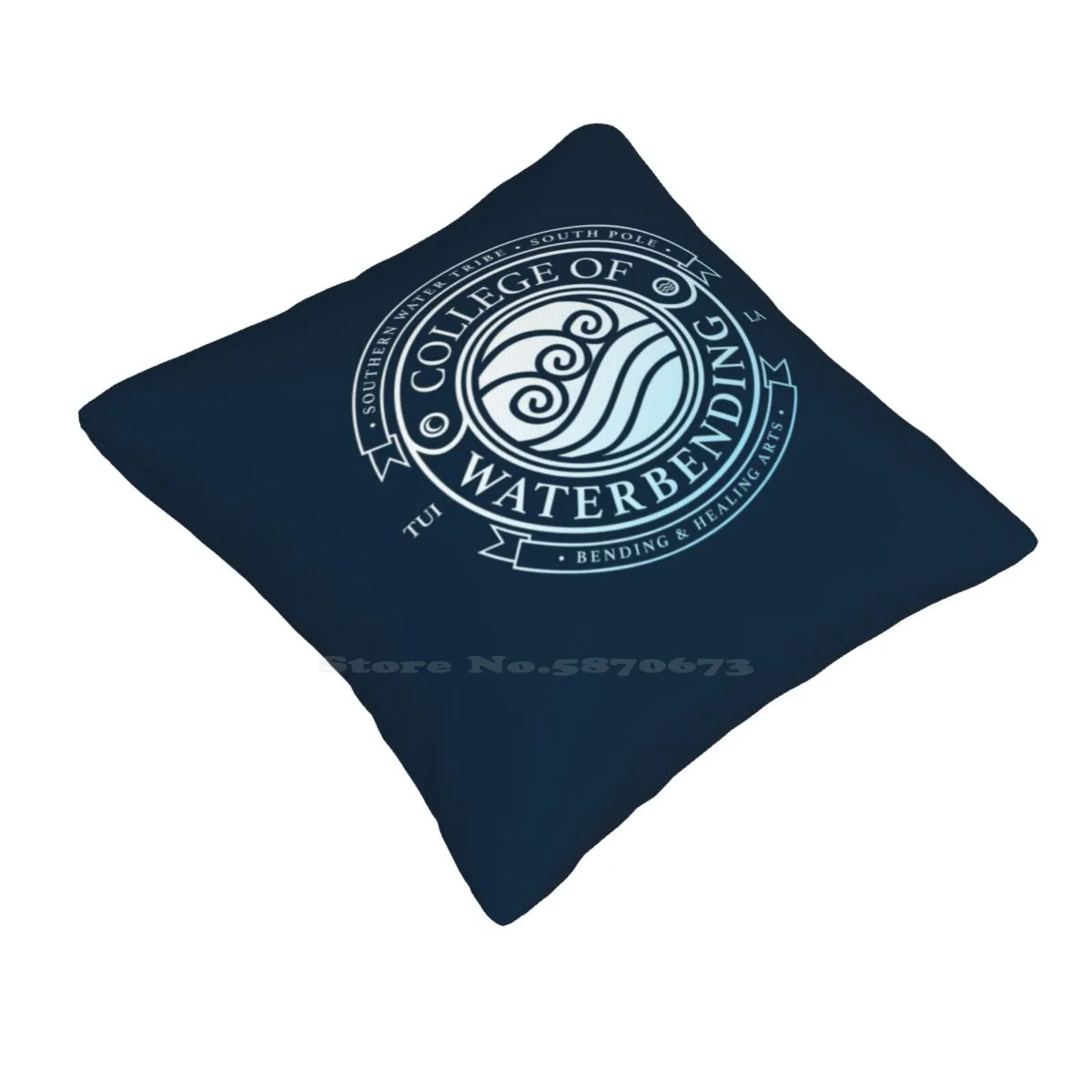 Atla College Of Waterbending : Inspired-Design Home Sofa Car Waist Throw Pillowcase The Last Airbender Atla Symbol Tlok