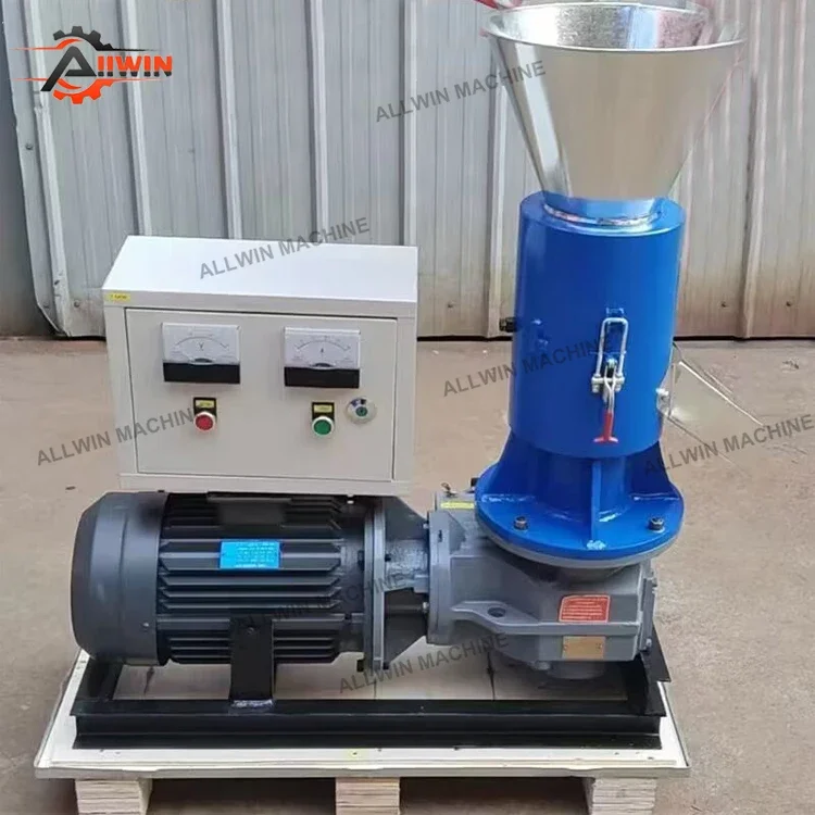 Customized Biomass Wood Chip Straw Pellet Machine Sawdust Press Granular Pellet Mill Machine